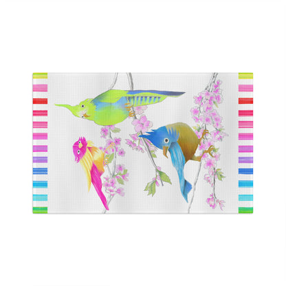Jolly Birds Microfiber Tea Towel