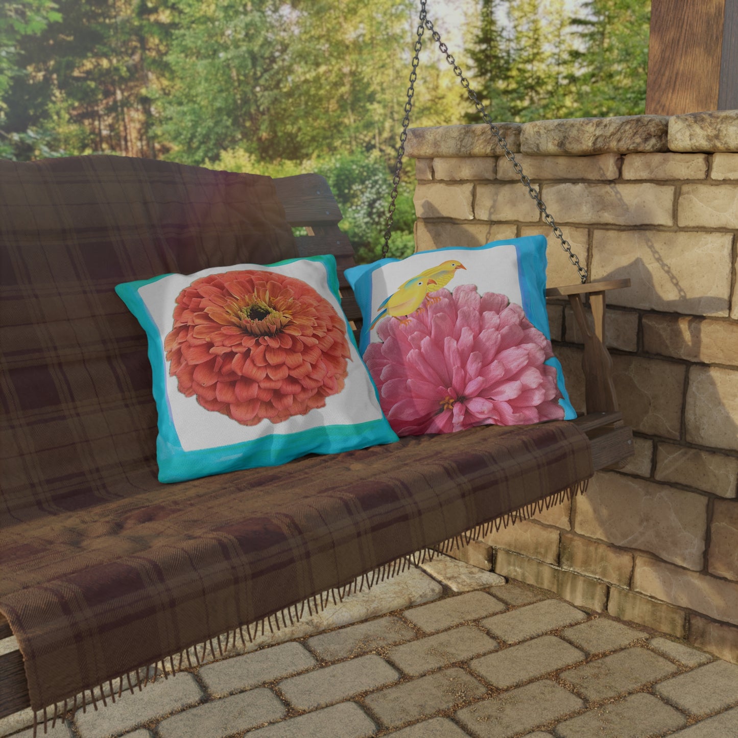 Zinnia Outdoor Pillows