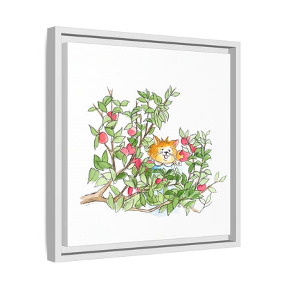 Kitty Fun Matte Canvas Framed