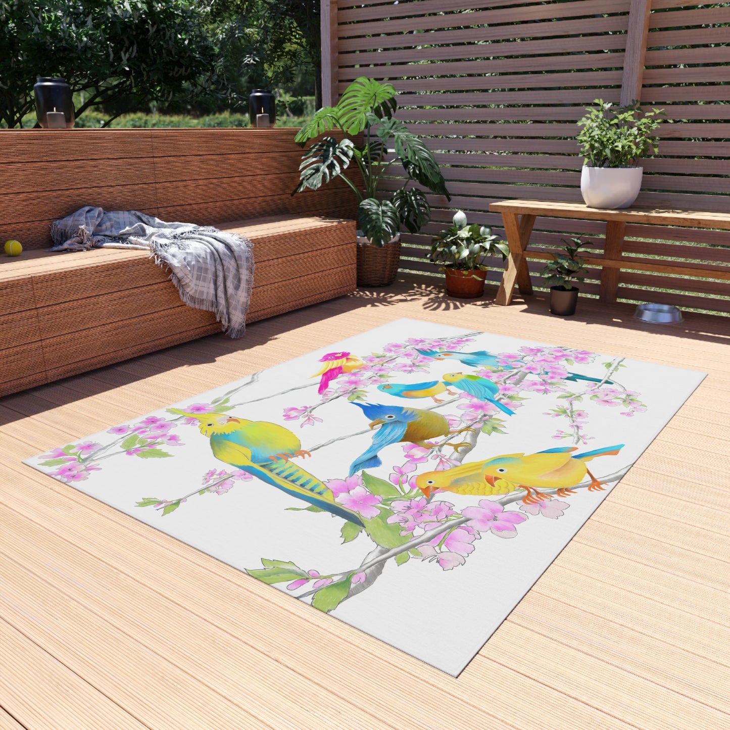 Cherry Chirp Indoor/Outdoor Rug