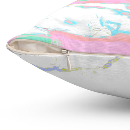 Pillows Spun Polyester Square Serene Watercolor Landscape