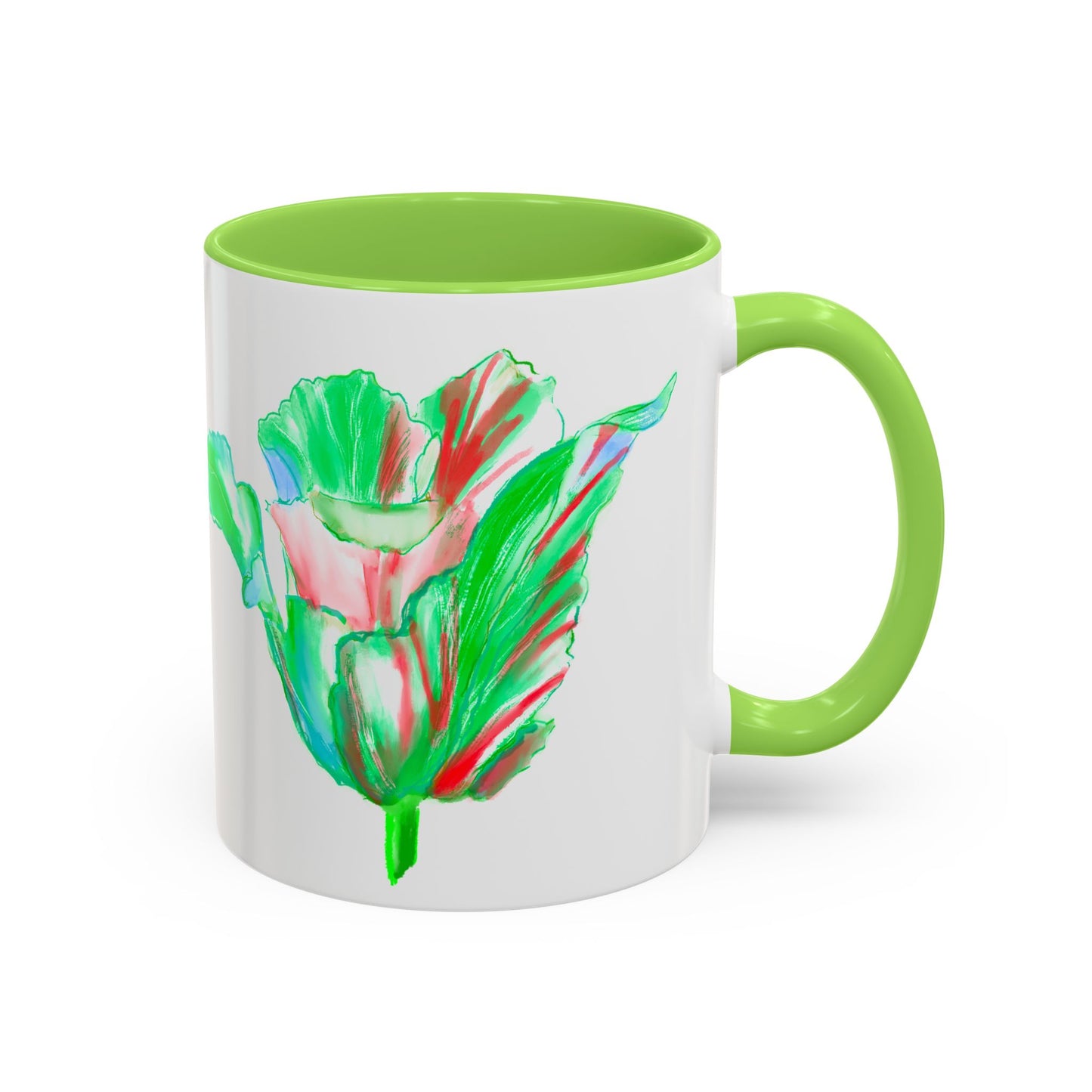 Vibrant Tulips Mugs