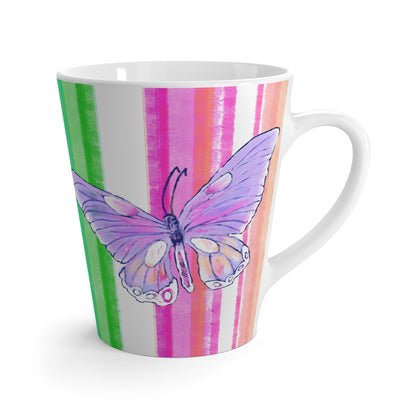 Fun Stripes Latte Mug