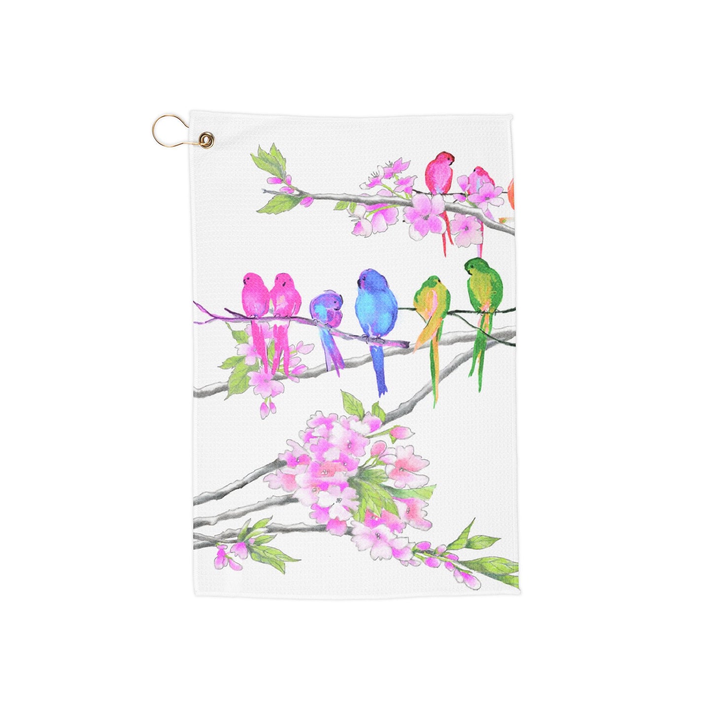 Golf Towels Cherry Chirp