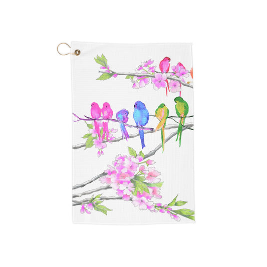 Golf Towels Cherry Chirp