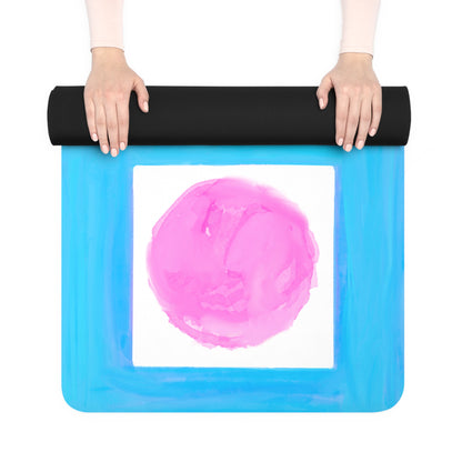 Rubber Yoga Mat Colorful Childlike Energy