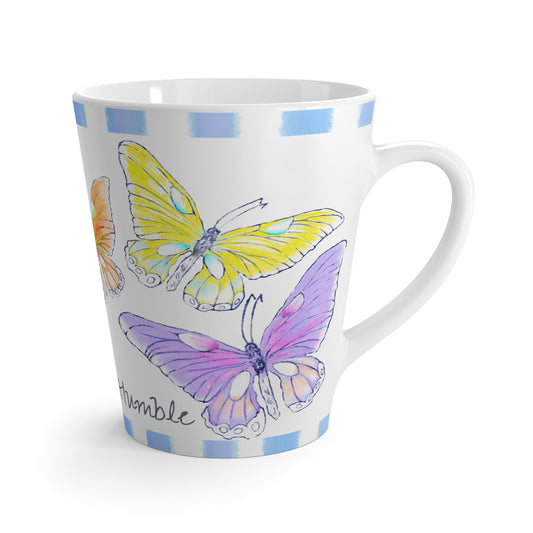 Latte Mugs Butterfly “Dare to be Humble”