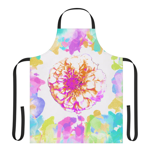 Zinnia Color Splash Apron
