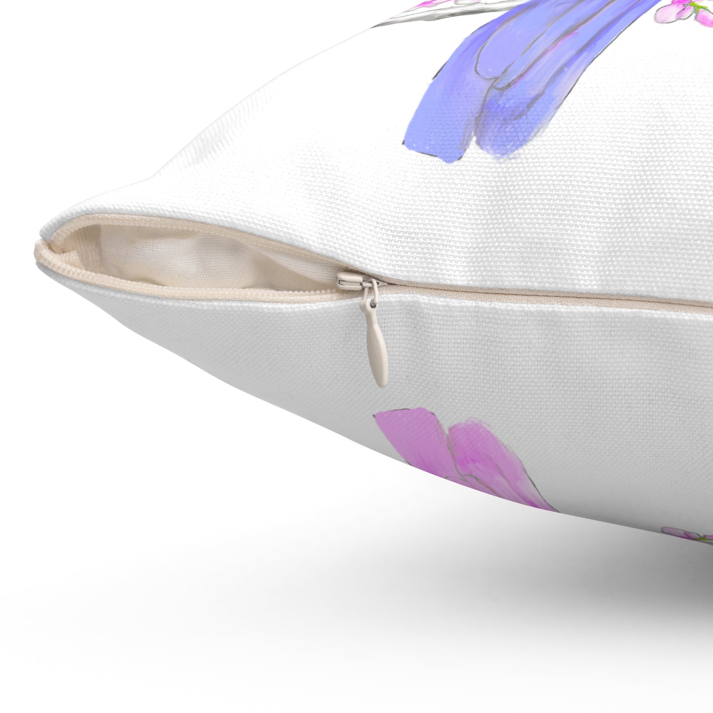 Jolly Birds Spun Polyester Square Pillow