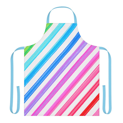 Aprons Watercolor Diagonal Stripes