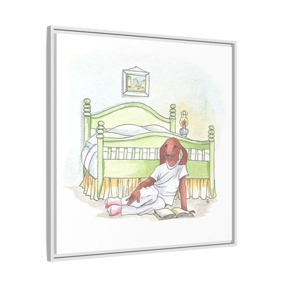 Dogi Fun Matte Canvas Framed