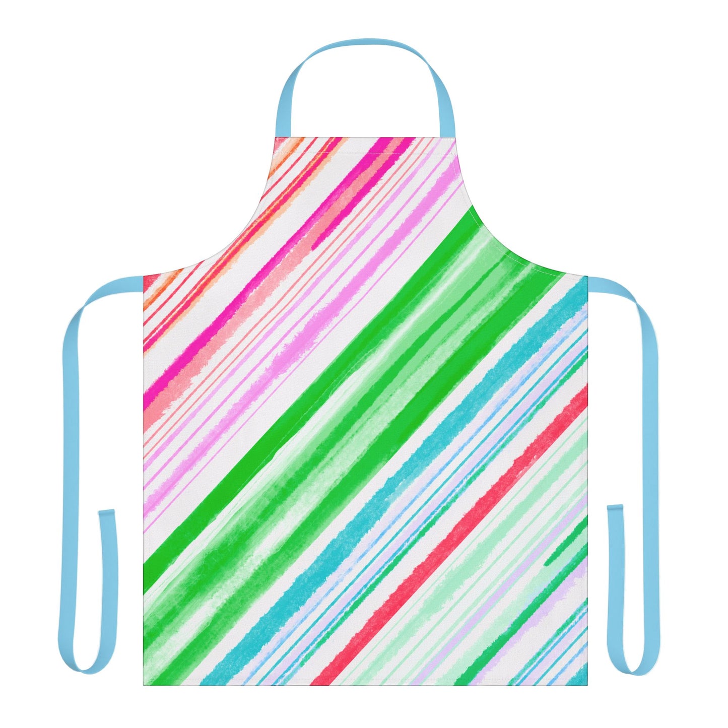 Aprons Watercolor Diagonal Stripes