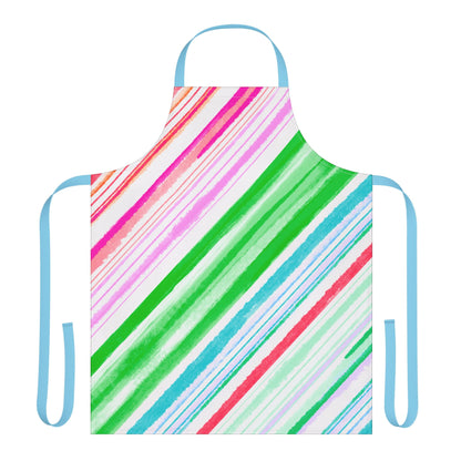 Aprons Watercolor Diagonal Stripes