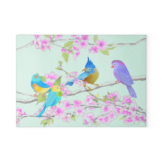 Glass Cutting Boards Cherry Chirp