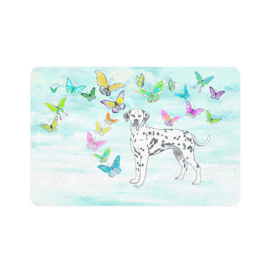 Dogi Butterfly Flutter Pet Food Mat Dalmatian