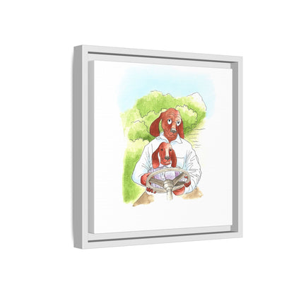 Dogi Fun Matte Canvas Framed