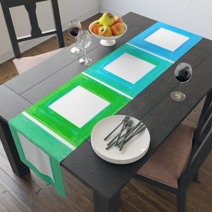 Table Runner Color Block (Cotton, Poly)