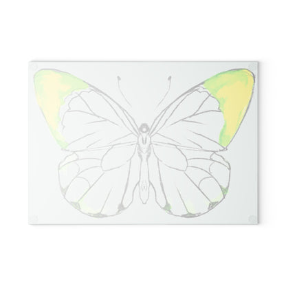 Chroma Glass Cutting Board Yellow Green