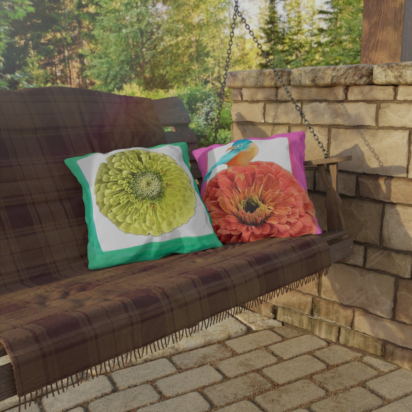 Zinnia Outdoor Pillows