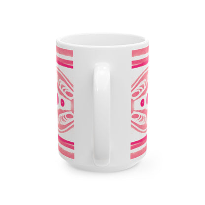 Pattern Play Mug Raspberry Red