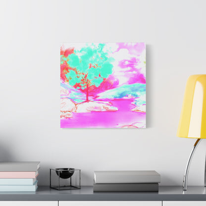 Joyful Landscape Matte Canvas, Stretched, 1.25"