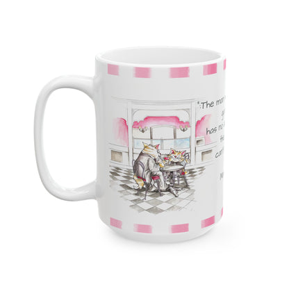 Kitty Fun Mug “The man who doesn’t read…”