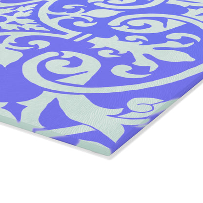 Glass Cutting Board Watercolor Pattern