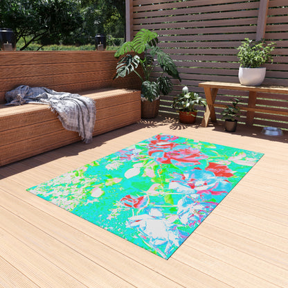 Indoor/Outdoor Rug Abstract Garden Joy
