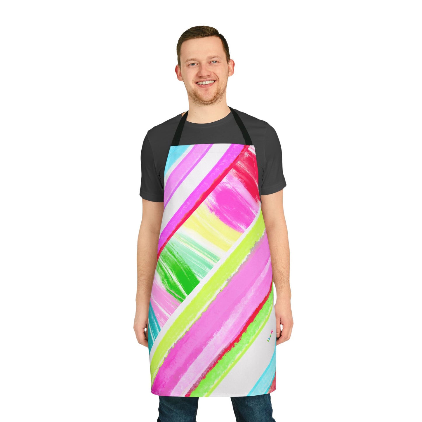 Aprons Watercolor Diagonal Stripes