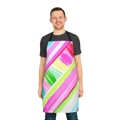 Aprons Watercolor Diagonal Stripes