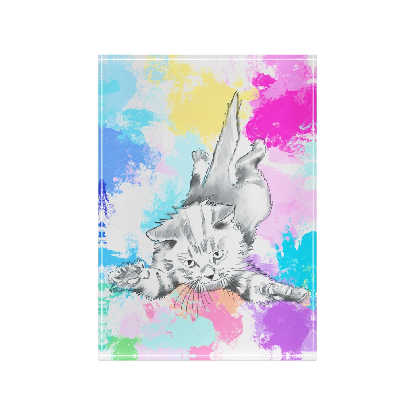 Kitty Fun Acrylic Block