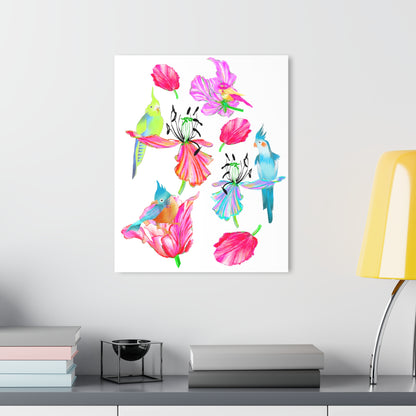 Dancing Tulips Acrylic Prints (French Cleat Hanging)