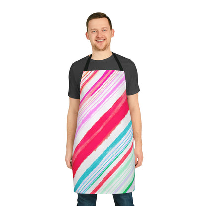 Aprons Watercolor Diagonal Stripes