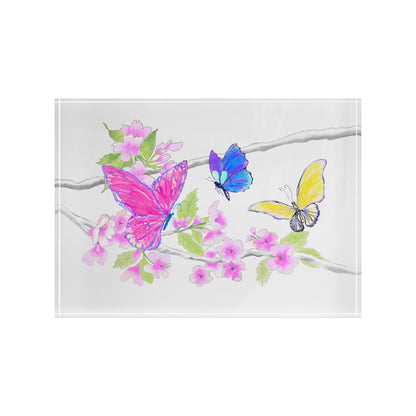 Blossom Whirl Acrylic Art Block