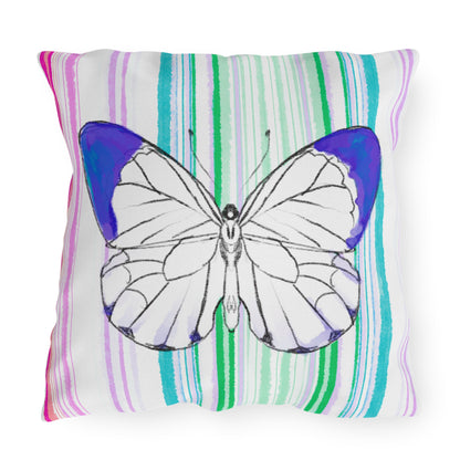 Pillows Outdoor Watercolor Butterfly Whimsy