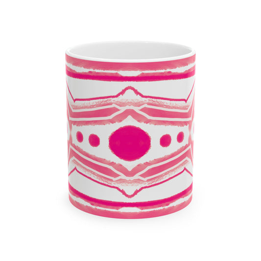 Pattern Play Mug Raspberry Red