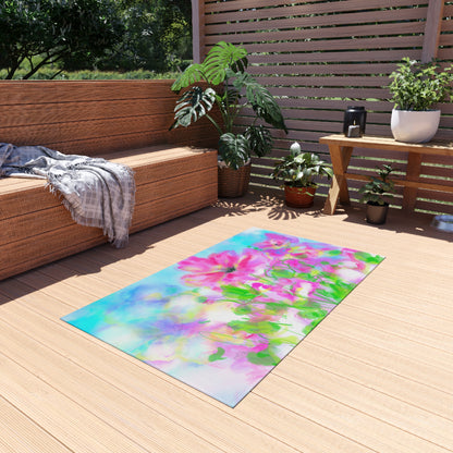 Rugs Indoor/Outdoor Abstract Garden Delight