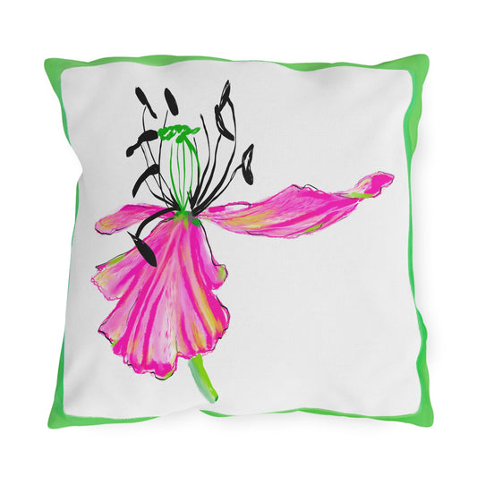 Vibrant Tulips Outdoor Pillows