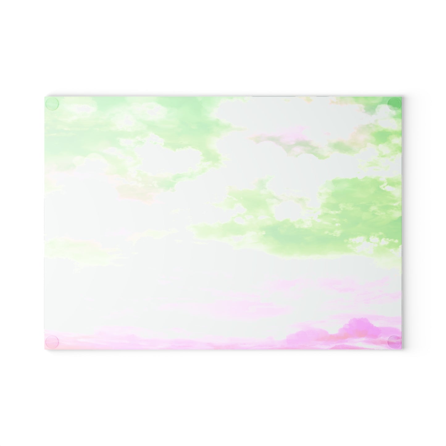 Glass Cutting Board Watercolor Landscape