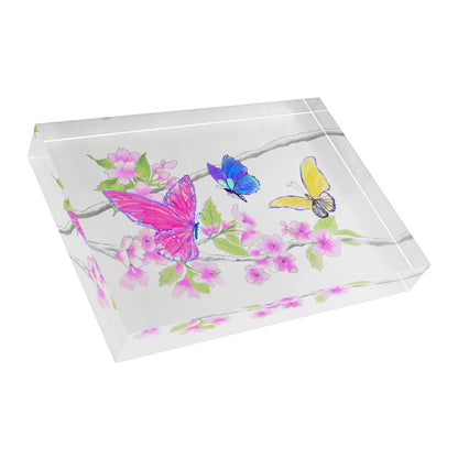 Blossom Whirl Acrylic Art Block