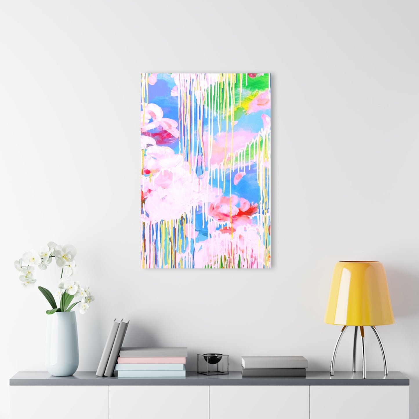Acrylic Wall Art Color Drizzle