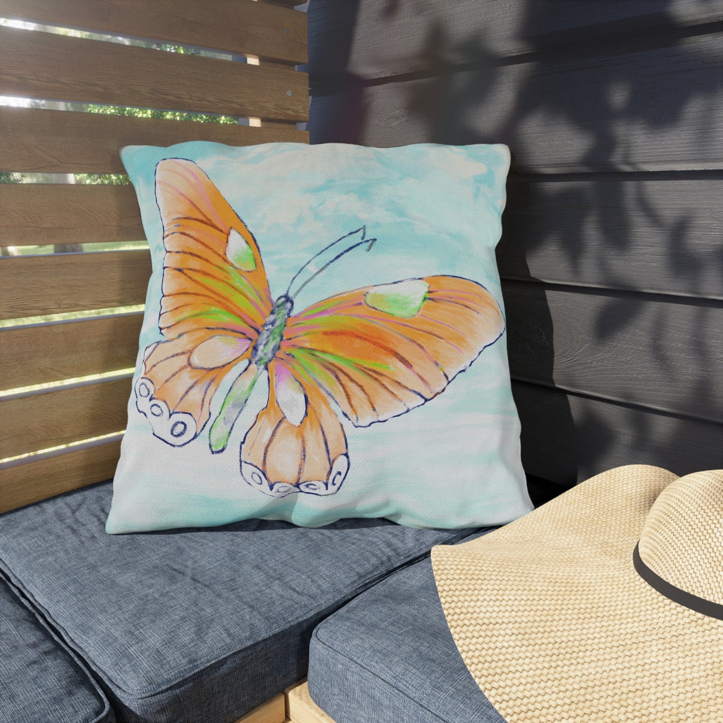 Outdoor Pillows Butterfly Flutter