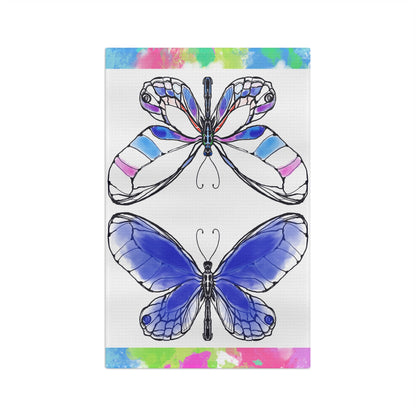 Flutterstripe Microfiber Tea Towel