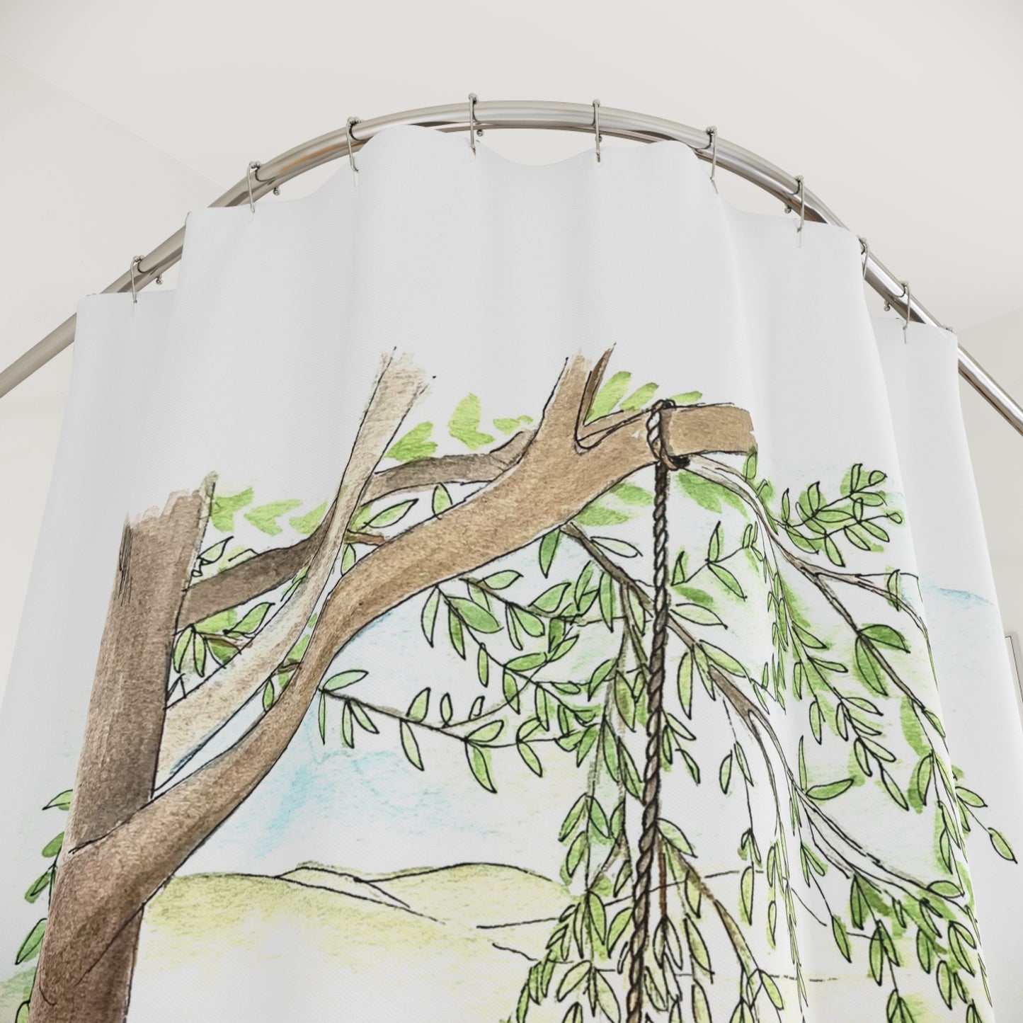 Shower Curtain Dog Fun