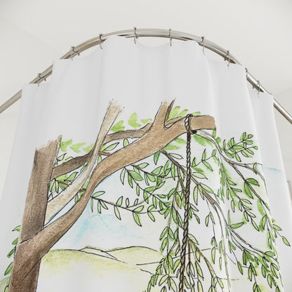 Shower Curtain Dog Fun