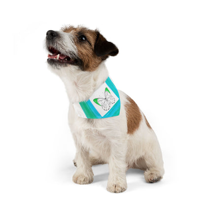 Pet Bandana Collar Colorful Flutter Charm
