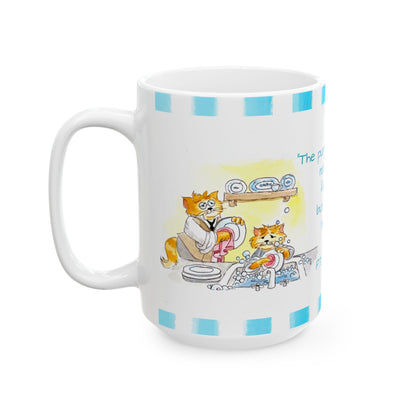 Kitty Fun Mug “The purpose of life…”