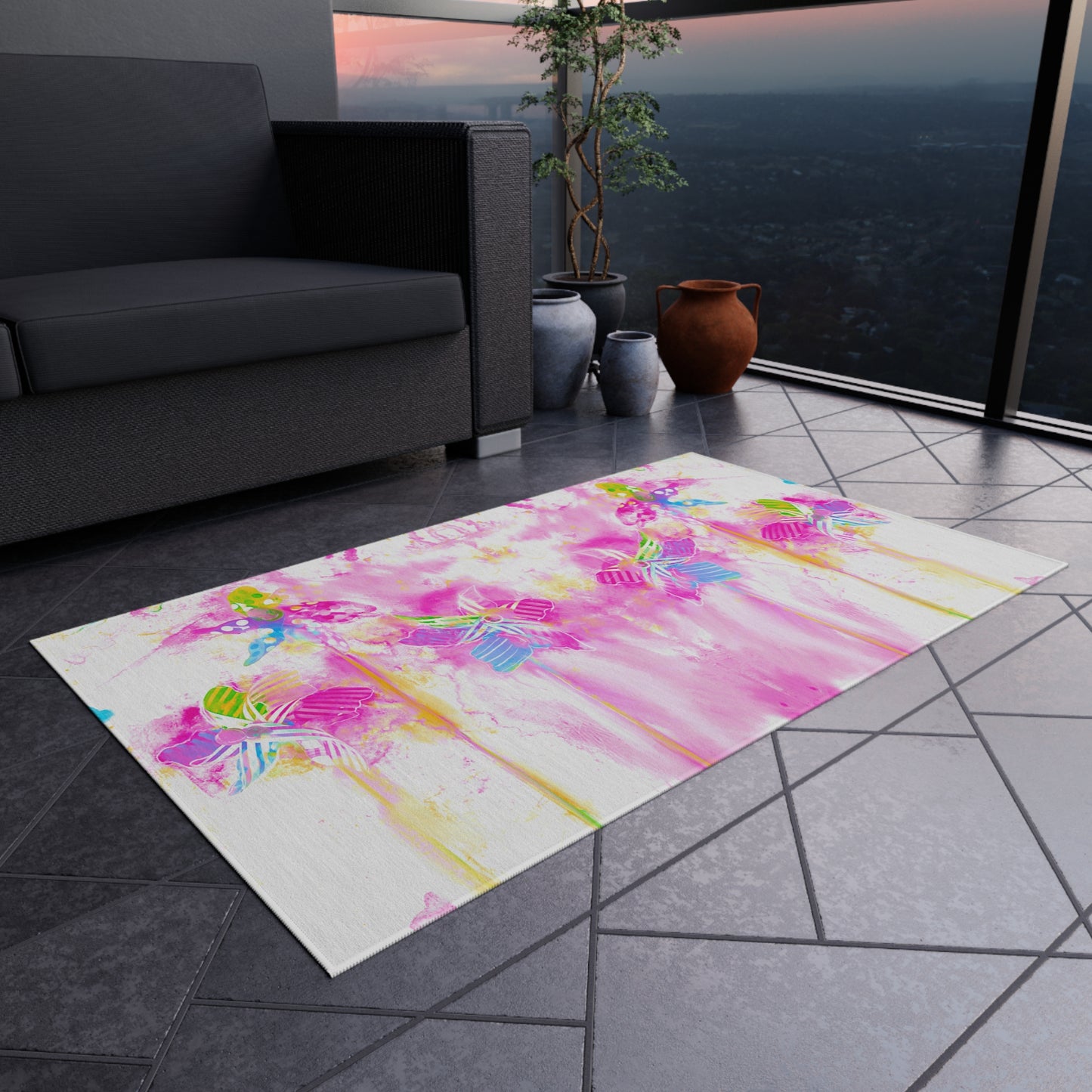 Pinwheels Indoor/Outdoor Rug