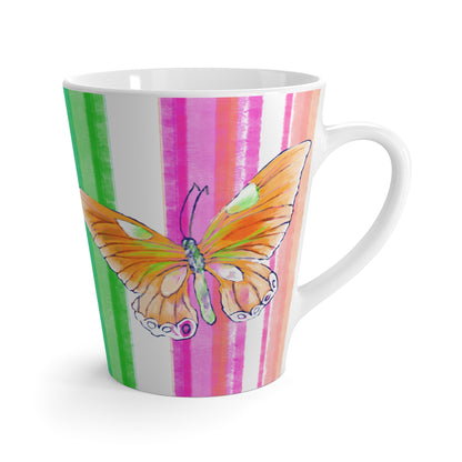 Fun Stripes Latte Mug