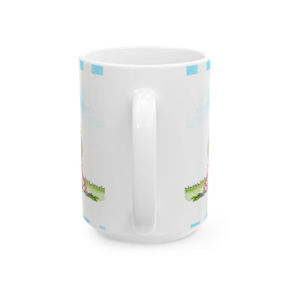 Kitty Fun Mug “For a man to be clever…”
